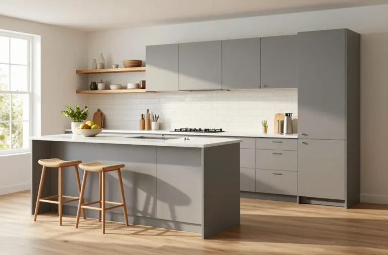 Stunning 10 Kitchen with Gray Cabinets Ideas to Copy