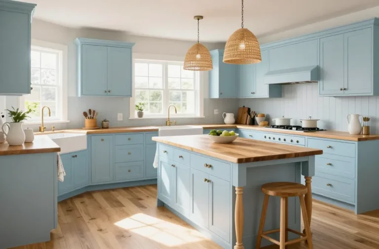10 Blue Kitchen Cabinets Farmhouse Ideas You’Ll Love
