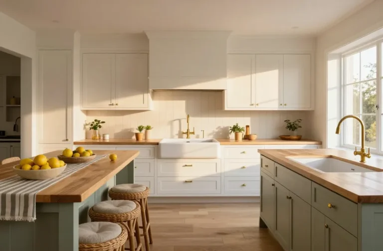10 Green Kitchen White Cabinets Ideas That Wow