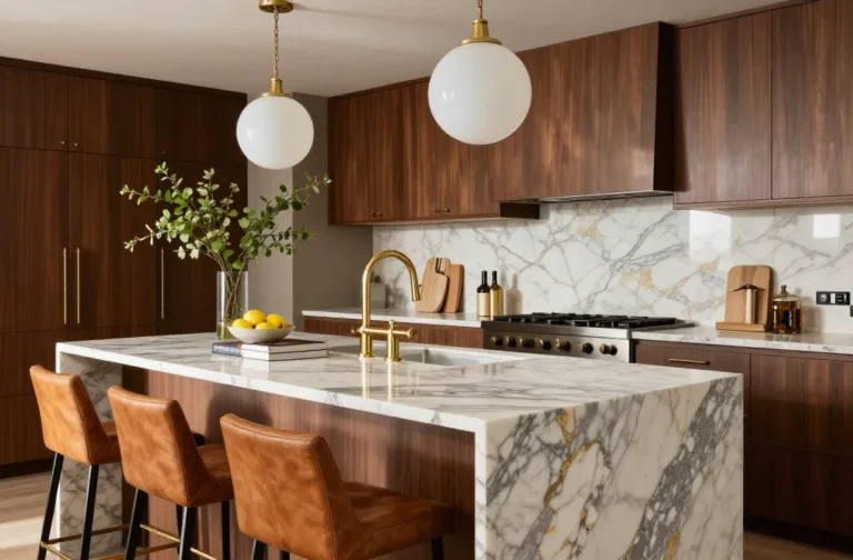 10 Painted Brown Kitchen Cabinets That Look Insanely Chic