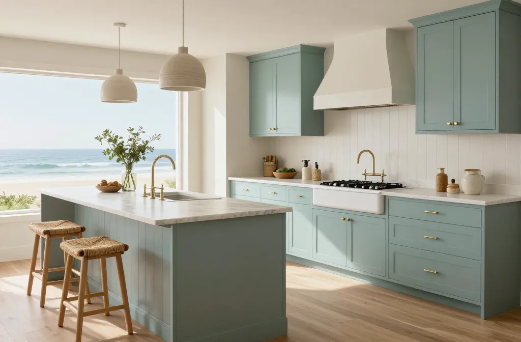10 Sea Salt Kitchen Cabinets That Feel Breezy Luxe