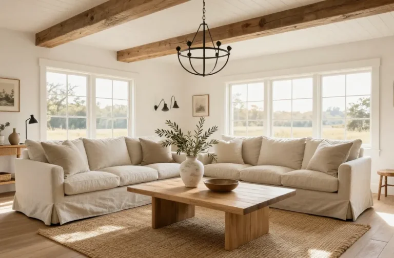 Steal-Worthy 10 Rustic Farmhouse Living Room Ideas