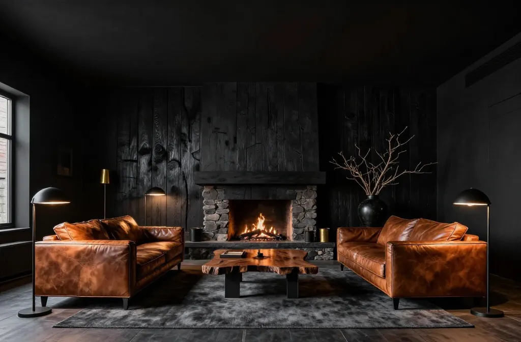 10 Dark Rustic Living Room Ideas That Smolder with Style