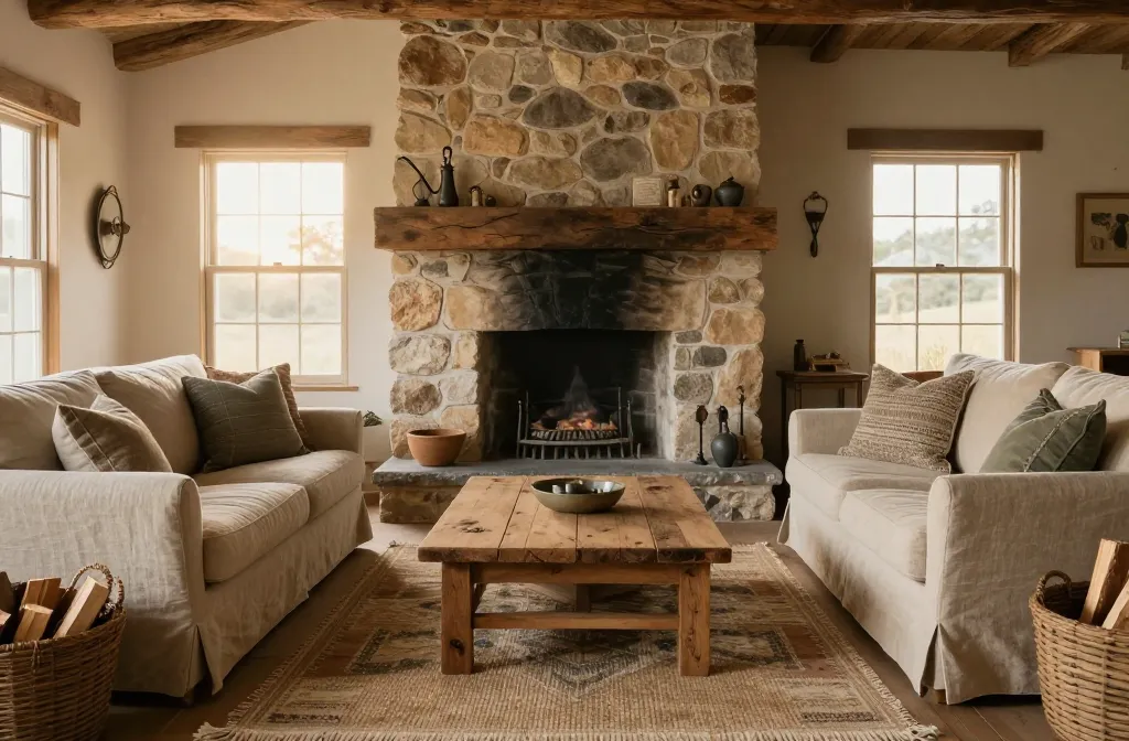 Steal These 10 Country Rustic Living Room Decor Ideas