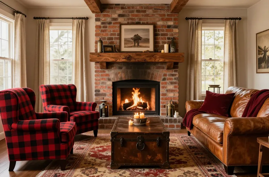 10 Rustic Red Living Room Ideas That Feel Cozy and Chic