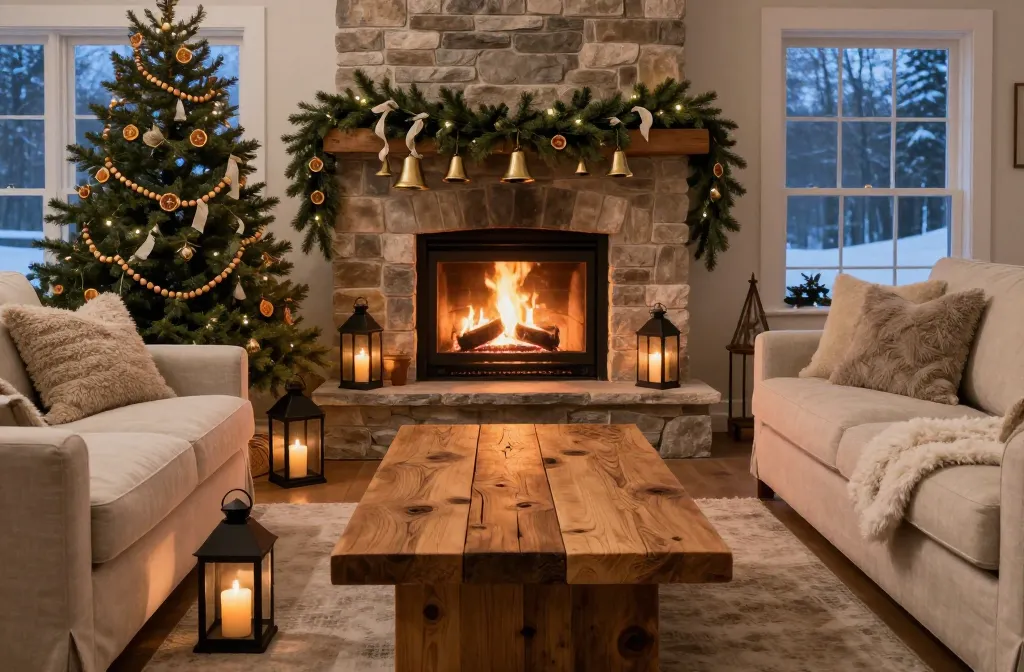 10 Rustic Christmas Living Room Ideas That Feel Like Magic