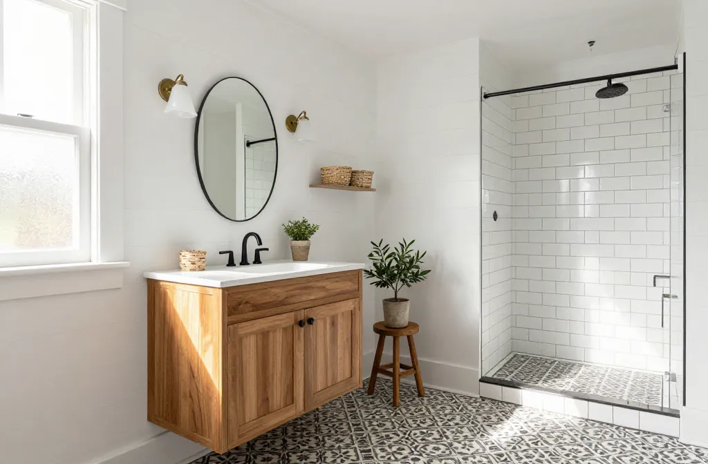 10 Small Farmhouse Bathroom Ideas with Big Style