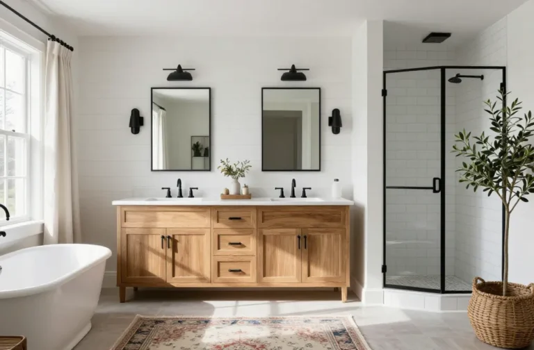Stunning 10 Farmhouse Bathroom Ideas to Copy Now