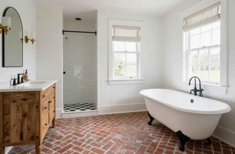10 Farmhouse Bathroom Tile Ideas That Feel Fresh and Timeless