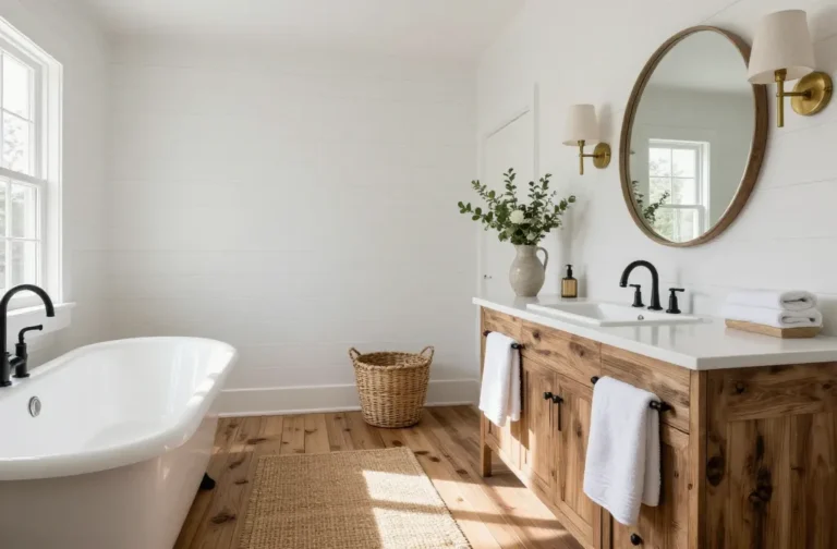 Steal-Worthy 10 Bathroom Farmhouse Style Ideas