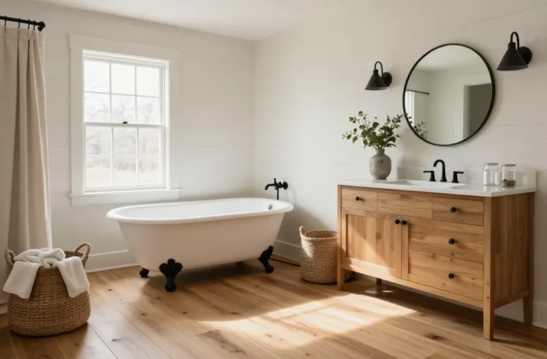 10 Rustic Farmhouse Bathroom Ideas That Feel Like Home