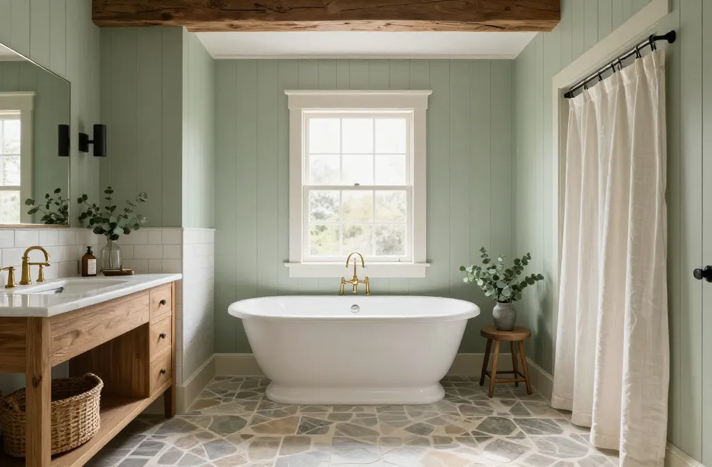 10 Green Farmhouse Bathroom Ideas That Feel Calm and Chic
