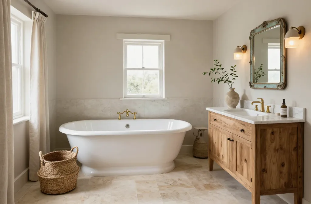 Steal These 10 Farmhouse Cottage Bathroom Ideas Now