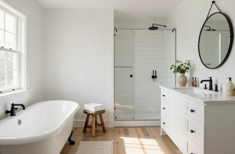 10 White Farmhouse Bathroom Ideas You’Ll Want to Steal