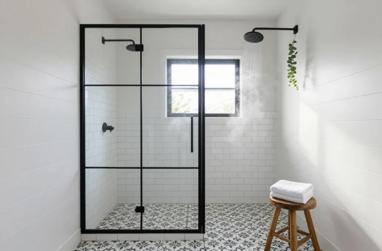Steal-Worthy 10 Farmhouse Bathroom Shower Ideas