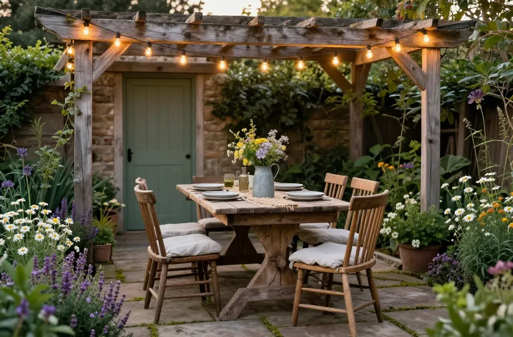 Cozy Up Outdoors 12 Rustic Garden Decor Ideas That Feel Like a Cozy Cottage Escape