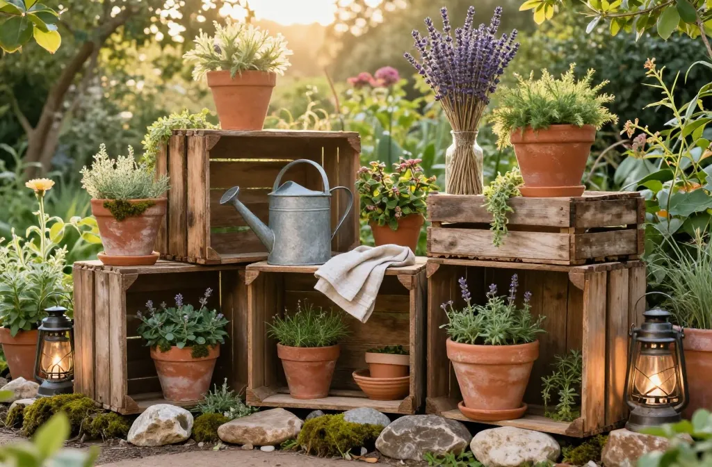 Steal-Worthy 13 Rustic Garden Decor Ideas That Don’T Require Tools