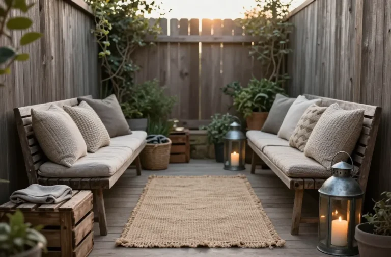11 Rustic Garden Decor Ideas That Upgrade Outdoor Seating Areas Now