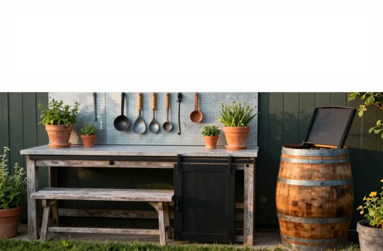 Genius 12 Rustic Garden Decor Ideas That Double As Storage Solutions