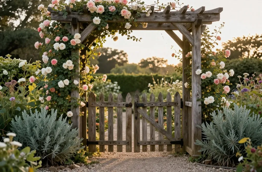 Stunning 13 Rustic Garden Decor Ideas to Transform Your Garden Entrance
