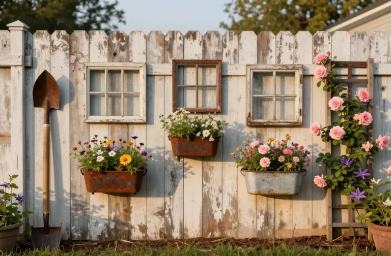 Viral 13 Rustic Garden Decor Ideas to Turn Your Fence Into a Feature