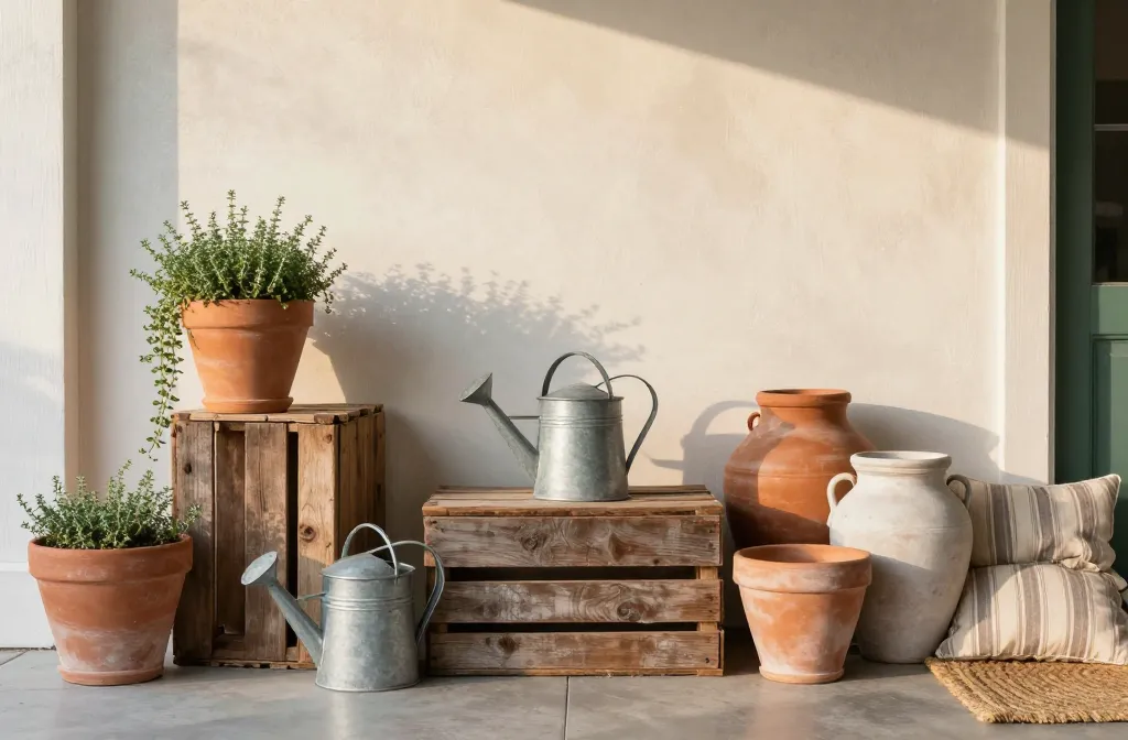 11 Rustic Garden Decor Ideas That Upgrade Basic Pots Now