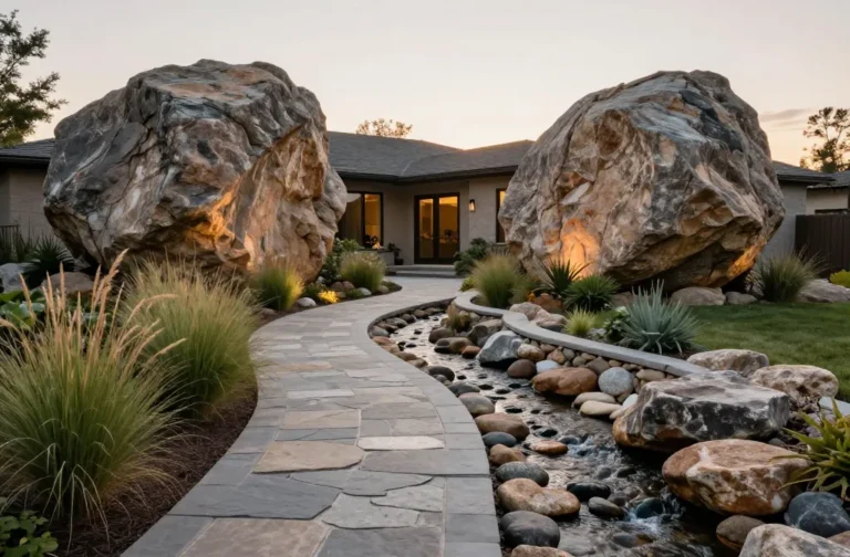 Jaw-Dropping 14 Big Rock Landscaping Ideas for a Bold Outdoor Look