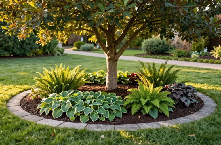 Stunning 13 Landscaping Ideas Around Trees That Look Professionally Done