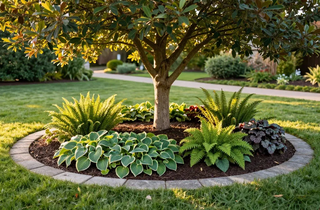 Stunning 13 Landscaping Ideas Around Trees That Look Professionally Done