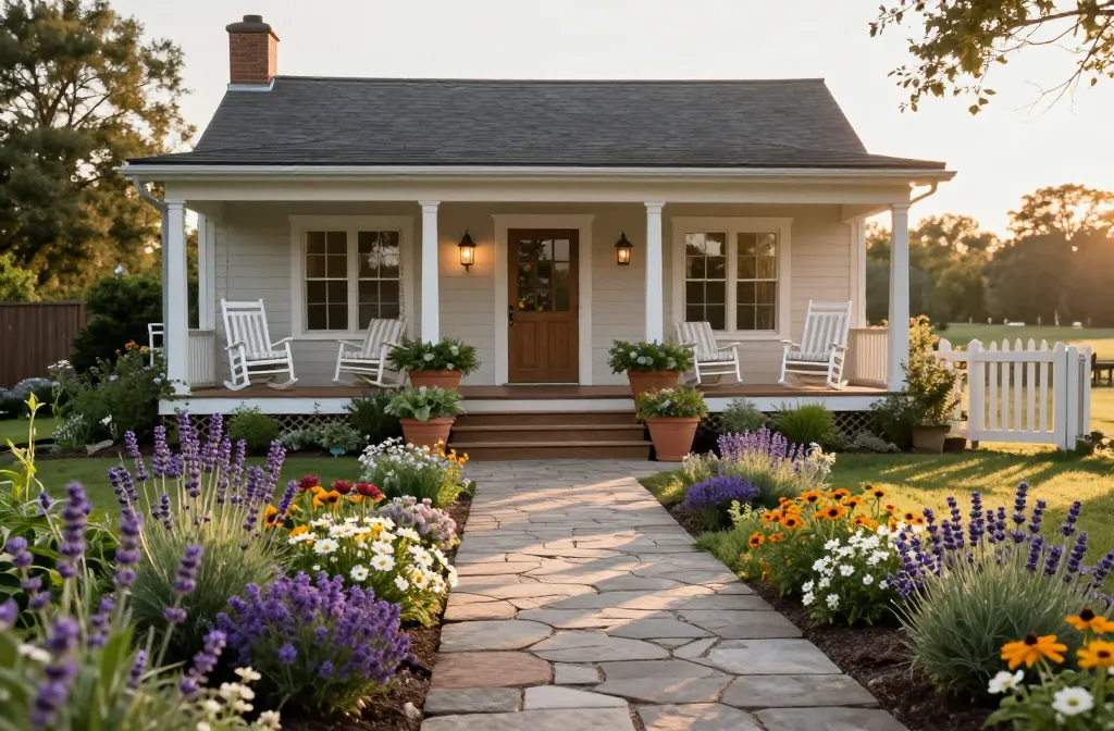 13 Country Landscaping Ideas That Feel Cozy & Classic Now
