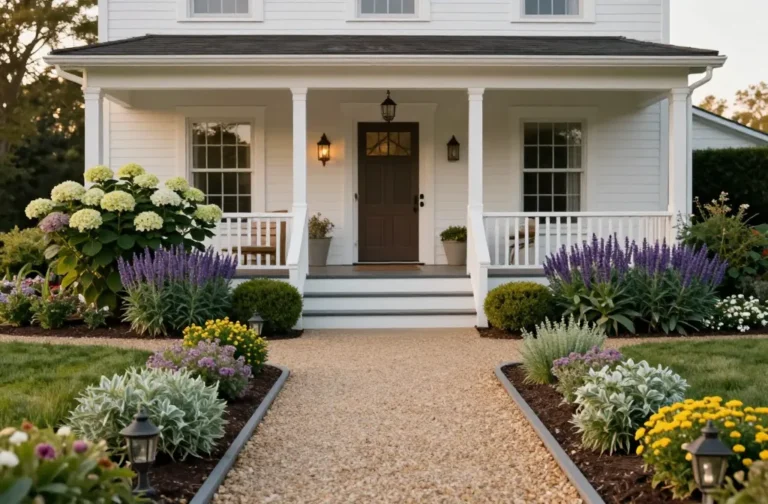 Steal These 11 Farmhouse Front Yard Landscaping Ideas Full of Charm