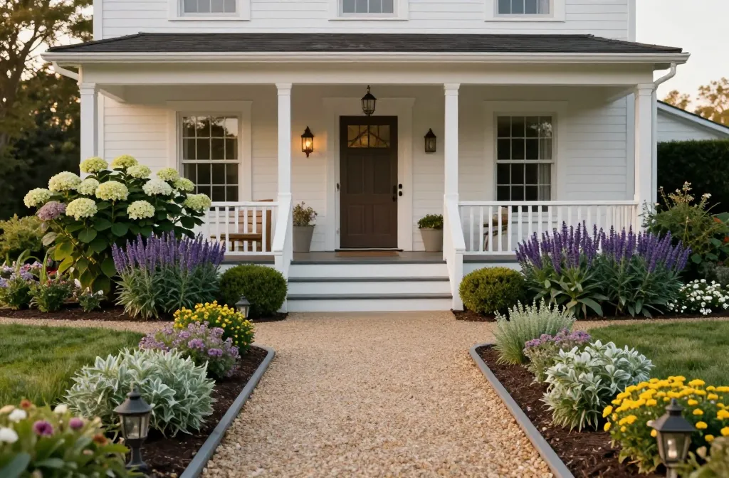 Steal These 11 Farmhouse Front Yard Landscaping Ideas Full of Charm