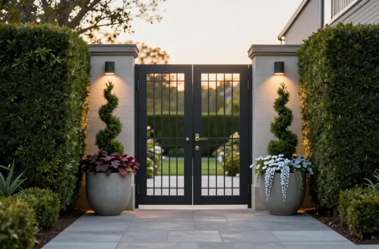 14 Gate Entrance Landscaping Ideas That Impress Instantly Now