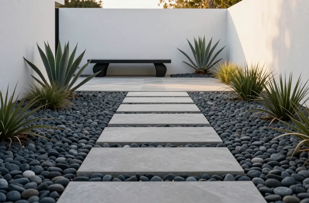 10 Pebble Landscaping Ideas for a Clean, Modern Look That Wow
