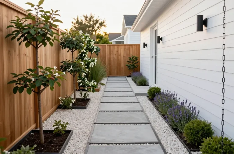12 Side House Landscaping Ideas That Use Every Inch That Wow