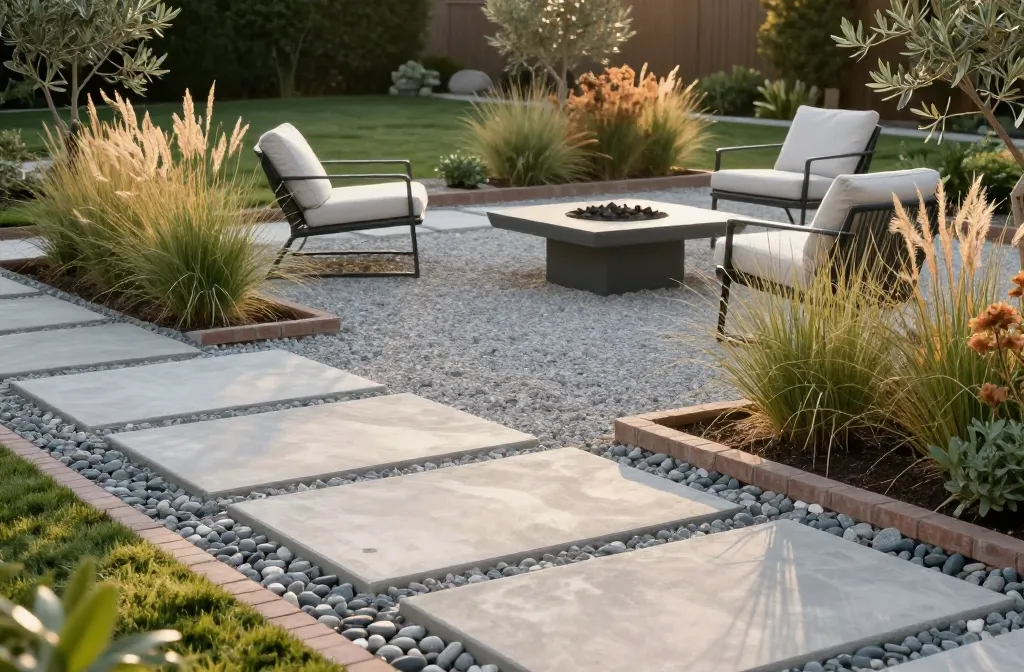 12 Gravel & Paver Grassless Backyard Ideas That Instantly Upgrade Your Yard Now