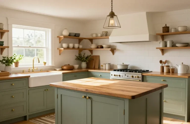 Steal These 11 Sage Green Cabinet Ideas That Fix Boring Farmhouse Kitchen Designs