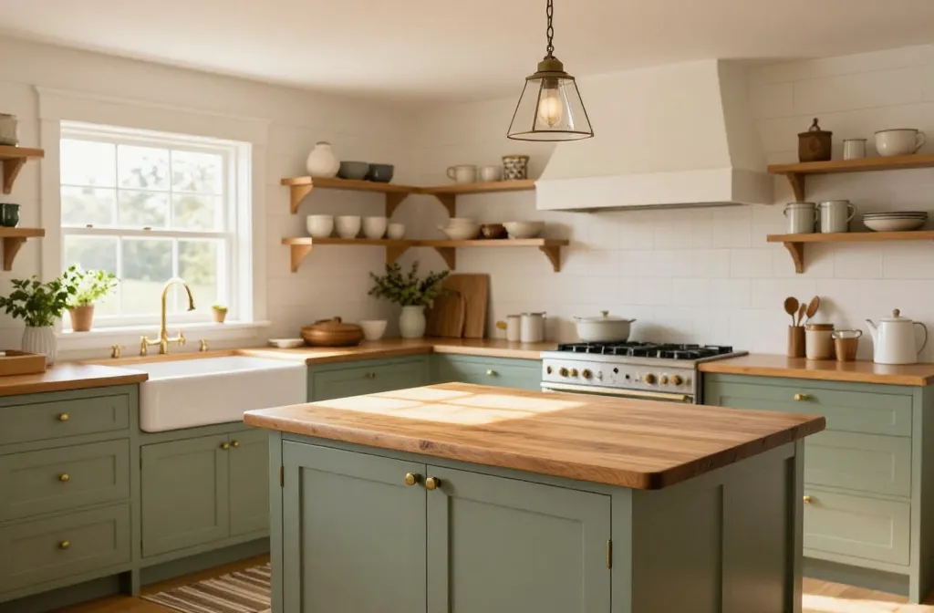 Steal These 11 Sage Green Cabinet Ideas That Fix Boring Farmhouse Kitchen Designs