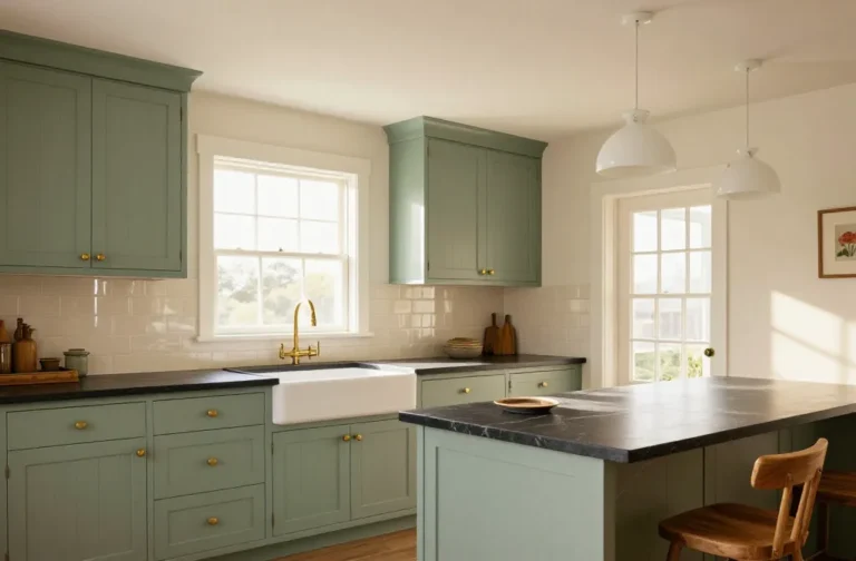 10 Sage Green Cabinet Styles That Make Your Farmhouse Kitchen Feel Custom Built Now