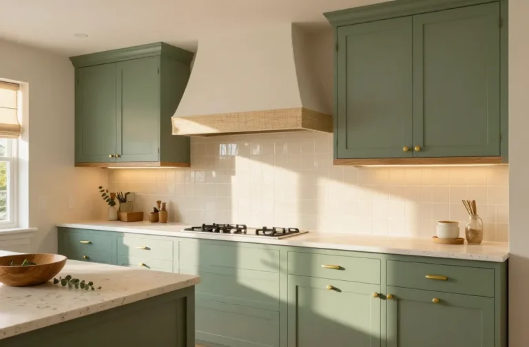 12 Sage Green Cabinet Ideas That Fix Dark Farmhouse Kitchens Without Remodeling Now