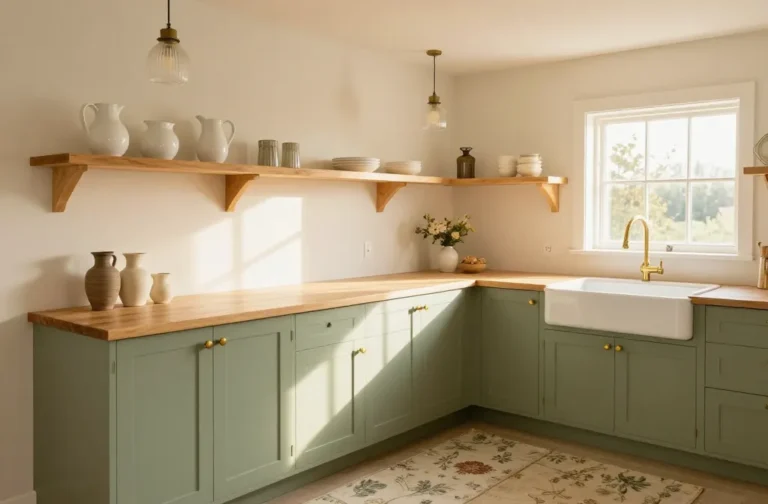 Viral 10 Simple Ways to Refresh Your Farmhouse Kitchen with Sage Green Cabinets on a Budget
