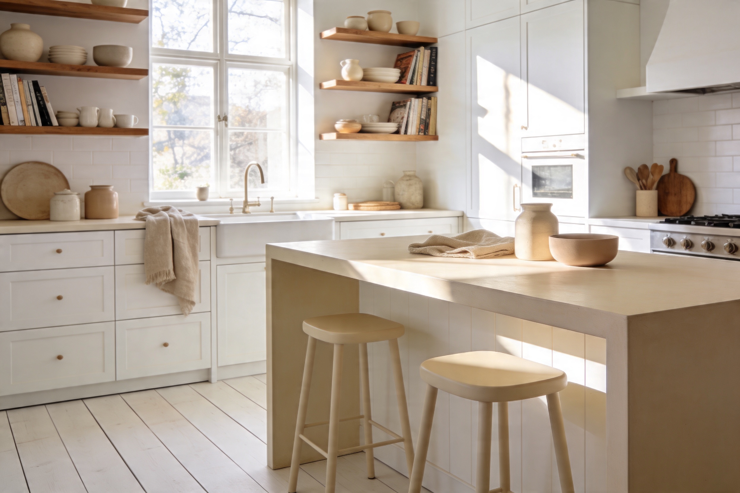 Steal These 13 Cozy White Kitchen Looks That Are Trending on Pinterest Right Now