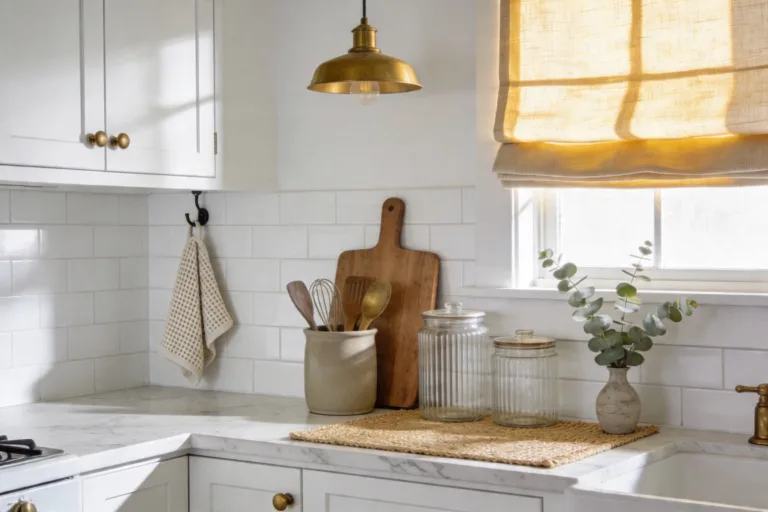 11 Ways to Make an All-White Kitchen Feel Cozy Fast