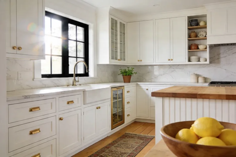 12 Pinterest-Worthy White Kitchen Ideas with Cozy Farmhouse Vibes